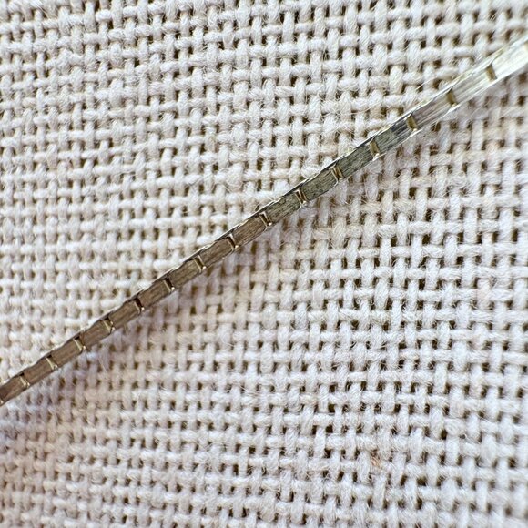 VTG Sterling Silver 925 Pink Mother of Pearl Pendant Necklace Size 29" Length - Picture 4 of 14